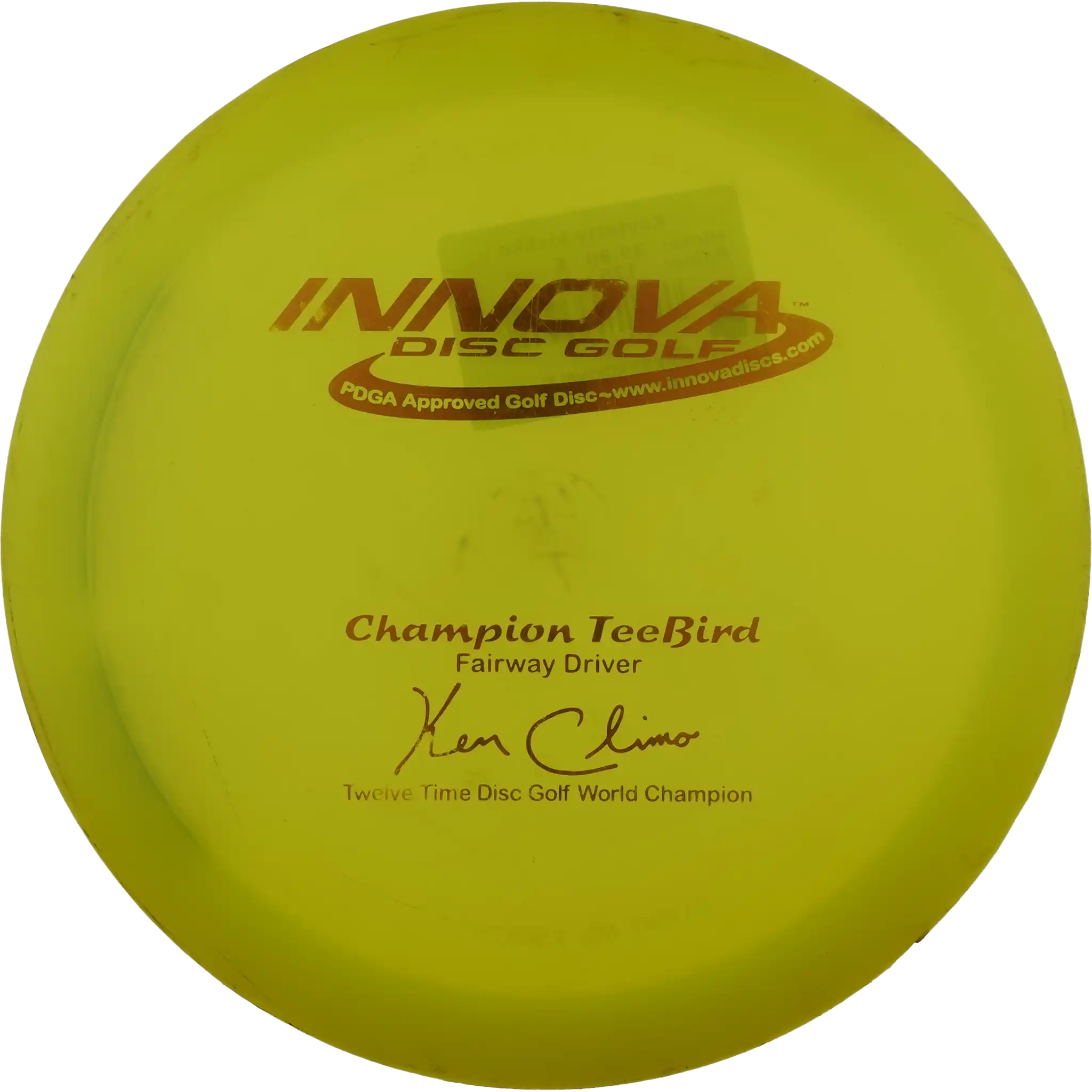 Champion Teebird - Ken Climo - Twelve Time Disc Golf World Champion