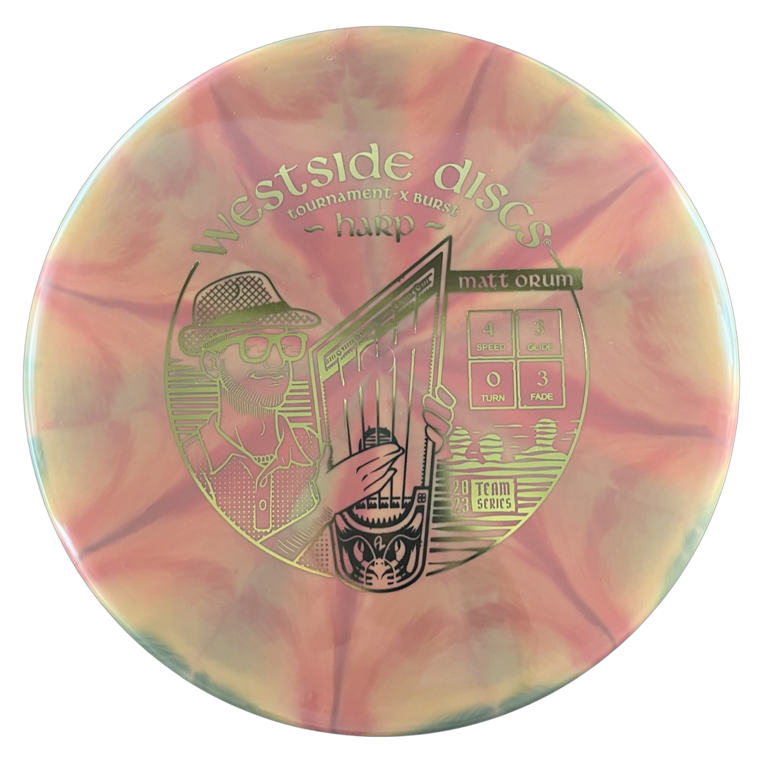 Westside Discs Tournament-X Burst Harp - Matt Orum Team Series