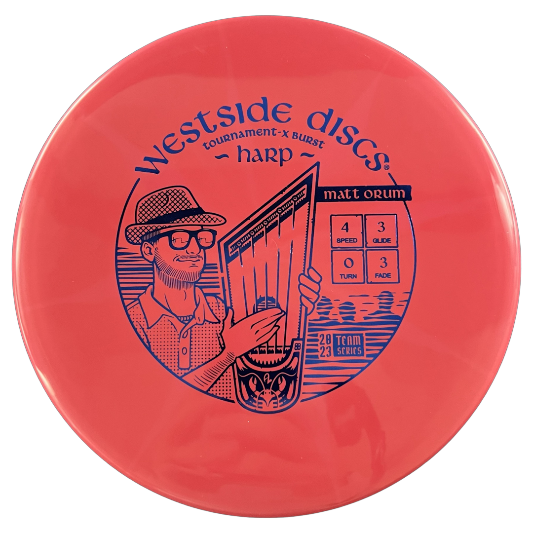 Westside Discs Tournament-X Burst Harp - Matt Orum Team Series