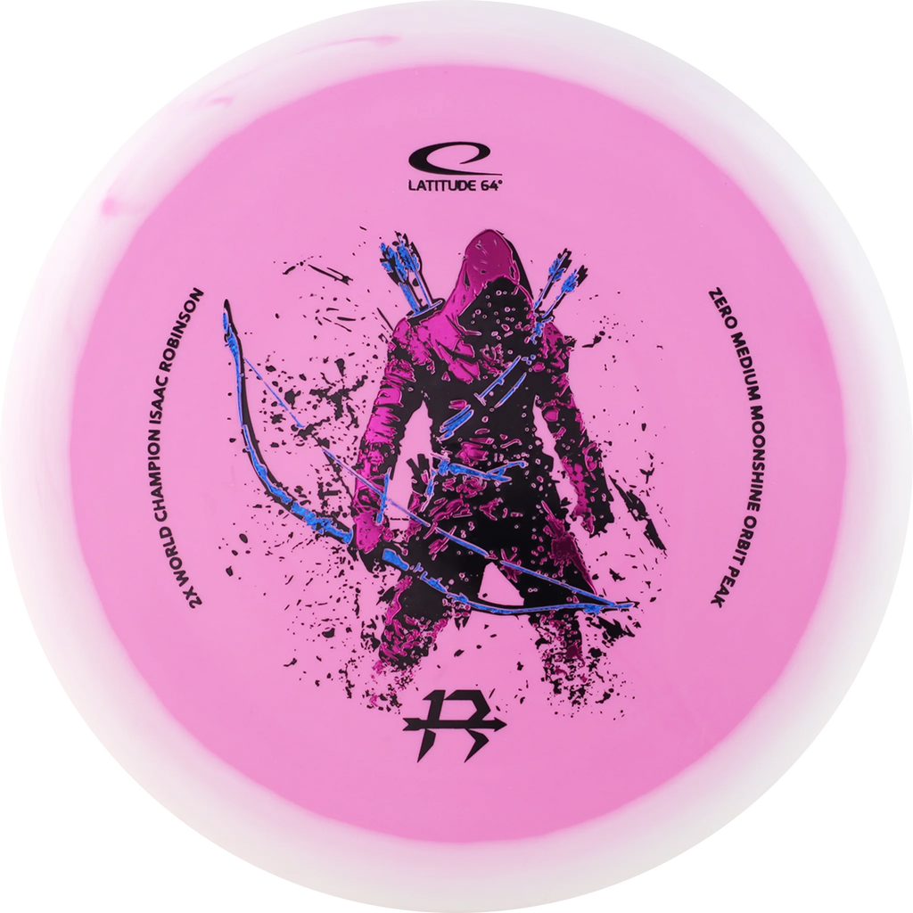 Zero Medium Moonshine Orbit Peak - Isaac Robinson 2026 Team Series White/Pink