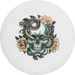 Zero Medium Pure - Skull white