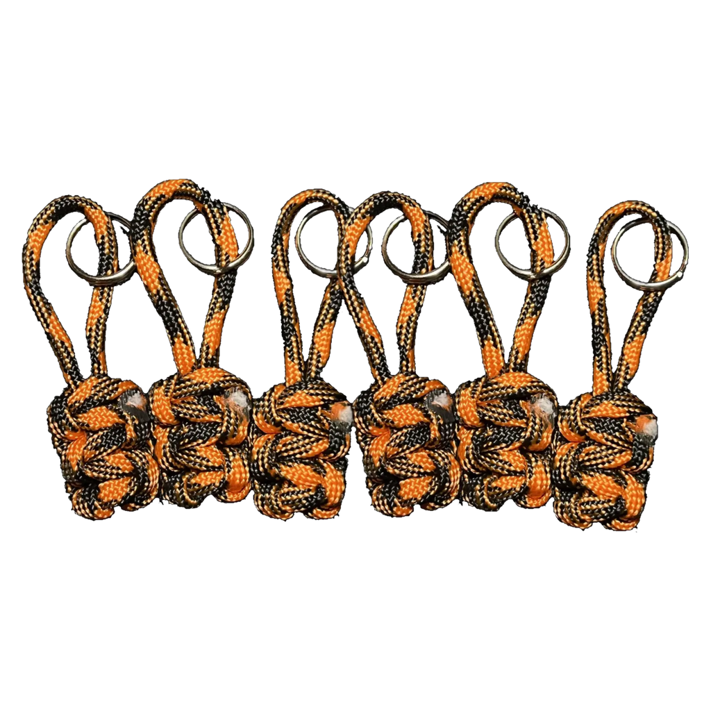 Zipper Puller - Orange/Black